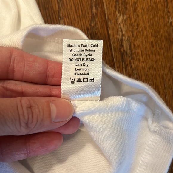 Coldwater Creek White T-shirt - Picture 4 of 5